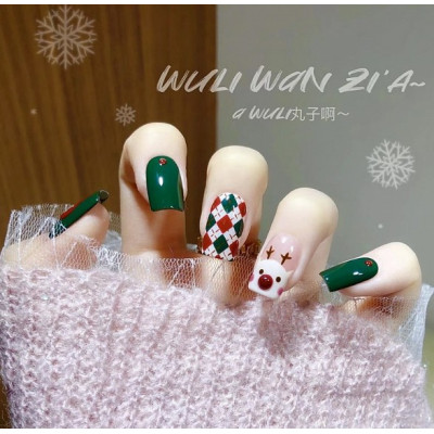 【範例─價格設定特價，大量圖片】聖誕美甲